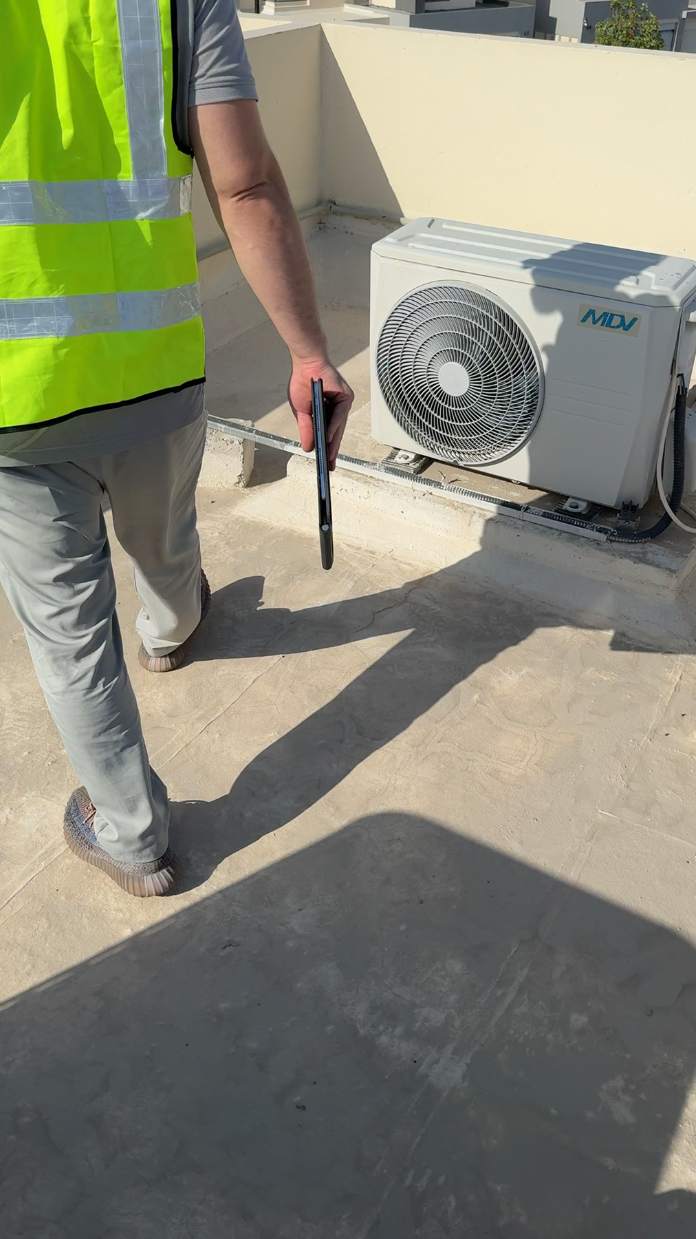 Villa AC and roof heat assessment detail
