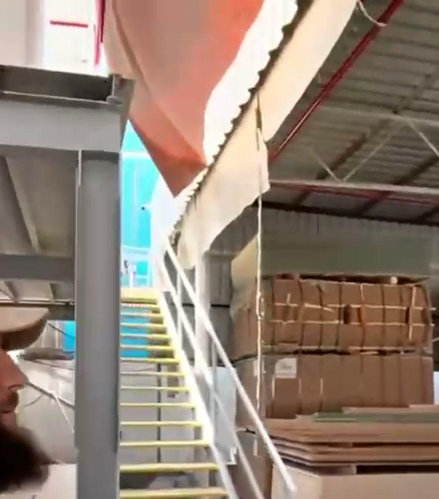 Mercavio factory internal access area in Ajman